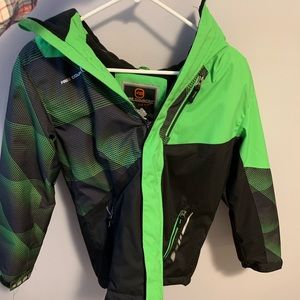 Boys Youth Green Jacket 10/12